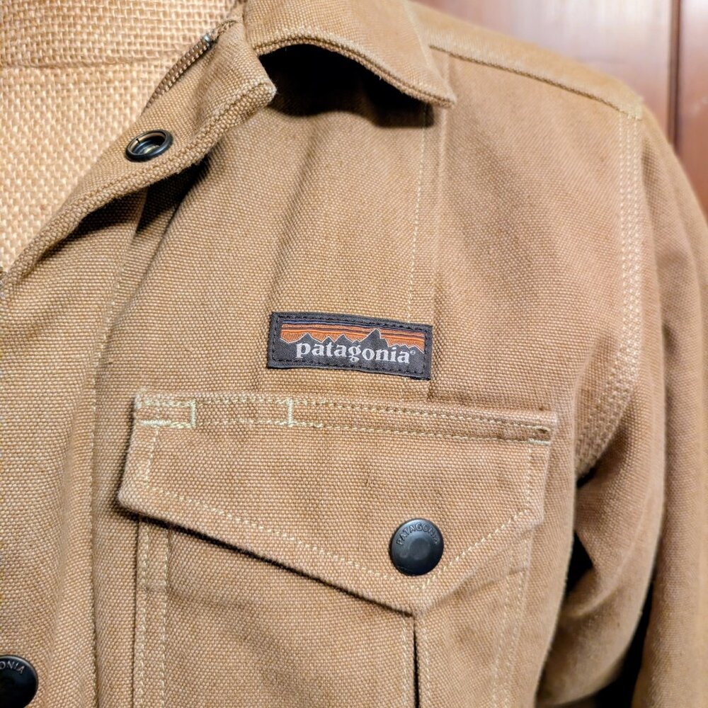 PATAGONIA | Men's "Iron Forge" Canvas Work Jacket | "Coriander" Brown | Men's XS - Picture 4 of 6